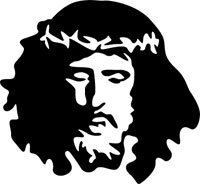 Jesus Decal Sticker Jesus Decal Sticker