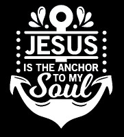 Jesus is the Anchor to my soul window decal sticker