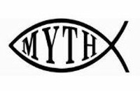 myth fish die cut decal