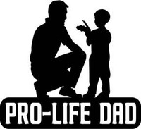Pro Life Dad Decal 1883