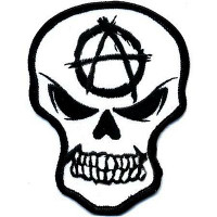 Anarchy Skull Vinyl Decal 1798