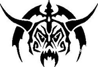 Devil Skull Decal 6