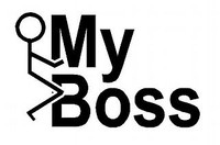 FUCK My Boss Window Sticker