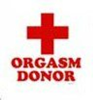 Orgasm Donor Decal