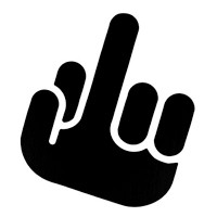 shocker flip off decal shocker flip off decal