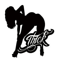 thick chick xxx decal