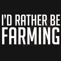 id rather be farming vehicle window decal