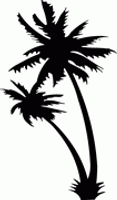 Palm Tree Decal 9
