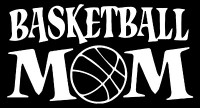 Basketball Mom Window or Wall Decal 1 Basketball Mom Window or Wall Decal 1