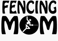 Fencing Mom Sport Spirit Decal Fencing Mom Sport Spirit Decal