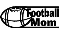 Football Mom Adhesive Vinyl Decal Football Mom Adhesive Vinyl Decal