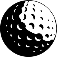 Golf Ball Vinyl Diecut Decal Golf Ball Vinyl Diecut Decal