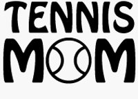 Tennis Mom Sport Spirit Decal Tennis Mom Sport Spirit Decal
