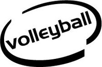 Volleyball Diecut Decal Volleyball Diecut Decal