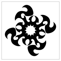 Tribal Sticker Design 2302