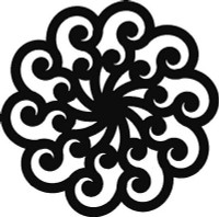 Celtic Design Girl Sticker 2