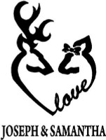 Deer Heads Heart LOVE with NAMES diecut Deer Heads Heart LOVE with NAMES diecut