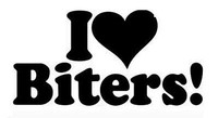 I Love Biters Funny FISHING DieCut Vinyl Window Decal