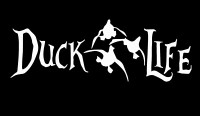 Duck Life die cut truck window decal