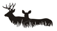 Deer Hunting Diecut Vinyl Stickers 4