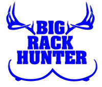 Big Rack Hunter Die cut Decal