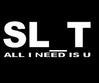 Funny Car Window Sticker SLUT