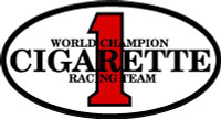 Cigarette Racing Color Oval Decal Sticker 2