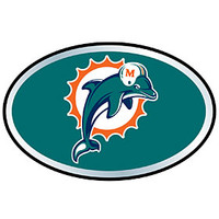 NFL Miami Dolphins Color Auto Emblem