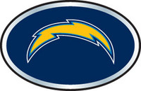 NFL San Diego Chargers Color Auto Emblem