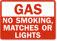 No Smoking Chemical Hazard Sign 1