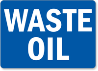 Waste Oi Chemical Hazard Sign 1