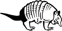 Armidillo Vinyl Decal