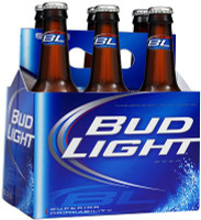 Bud Light Six Pack Decal