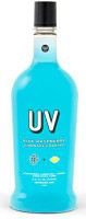 UV Blue Raspberry Vodka Bottle Sticker