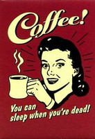 Sleep When Youre Dead Vinyl Decal Sticker