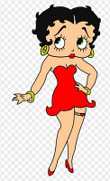 BETTY BOOP SWANKY STICKER BETTY BOOP SWANKY STICKER