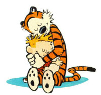 Calvin and Hobbes Color Diecut Decal 7