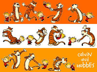 Calvin and Hobbes Rectangular Color Stickers 18