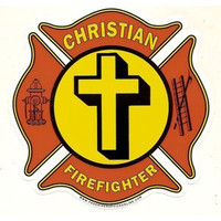 Christian Firefighter sticker 1