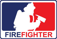 major league firefighter STICKER 1