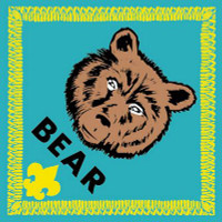 CUB SCOUT PATCH STICKER BEAR