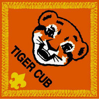 CUB SCOUT PATCH STICKER TIGER CUB SCOUT PATCH STICKER TIGER
