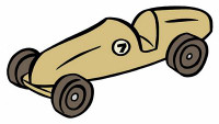PINEWOOD DERBY CAR BOY SCOUT STICKER