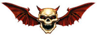 Bat Skull Decal Sticker
