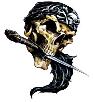 Pirate Skull Decal Sticker Pirate Skull Decal Sticker