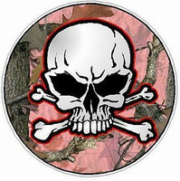 SKULL CIRCULAR FILLS Camo Nature with Pink SKULL CIRCULAR FILLS Camo Nature with Pink