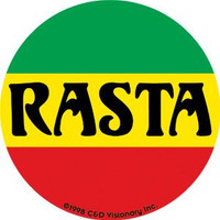 Rasta Round Sticker Rasta Round Sticker