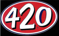420 STP Decal 10 420 STP Decal 10