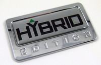 hybrid special edition adhesive chrome emblem