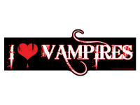 VAMPIRES BUMPER STICKER ZOMBIE STICKER